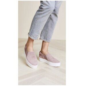 VINCE Suede platform slip-ons / sneakers